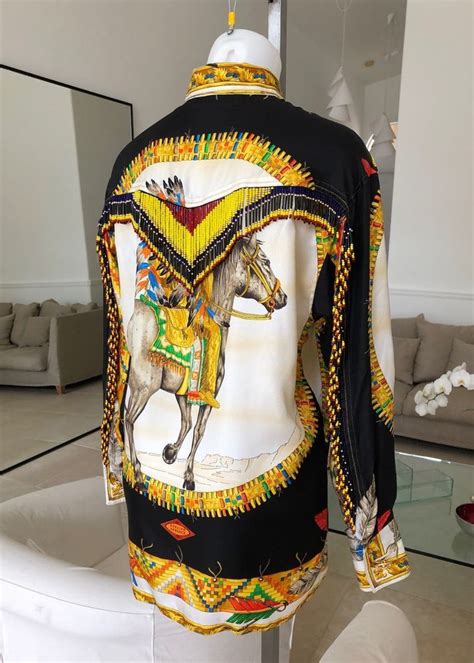 pinterest versace dress native|Versace Native American.